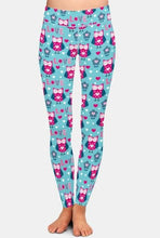 Load image into Gallery viewer, Ladies Cute 3D Colourful Owls Printed Leggings