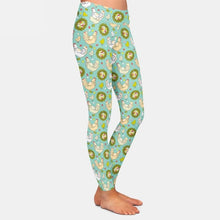 Laden Sie das Bild in den Galerie-Viewer, Ladies Soft 3D Easter &amp; Chicken Printed Leggings