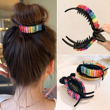 Load image into Gallery viewer, Gorgeous Large Rainbow Crab Hair Clips