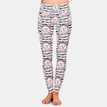 Carica l&#39;immagine nel visualizzatore di Gallery, Ladies 3D Happy Easter Patterns With Bunnies Printed Leggings