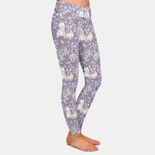 Load image into Gallery viewer, Ladies Easter Rabbits &amp; Willow Printed Leggings