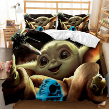 Load image into Gallery viewer, Star Wars - Baby Yoda 3D Assorted Quilt Cover Sets