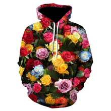 Carica l&#39;immagine nel visualizzatore di Gallery, Ladies Gorgeous Floral Printed Hoodies