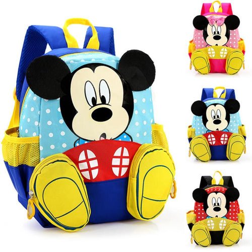Kids Cartoon Mickey & Minnie Backpacks