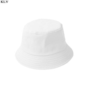 Adults & Kids Summer Foldable Solid Coloured Bucket Hats