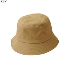Carica l&#39;immagine nel visualizzatore di Gallery, Adults &amp; Kids Summer Foldable Solid Coloured Bucket Hats