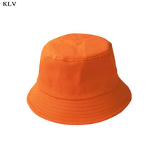 Laden Sie das Bild in den Galerie-Viewer, Adults &amp; Kids Summer Foldable Solid Coloured Bucket Hats