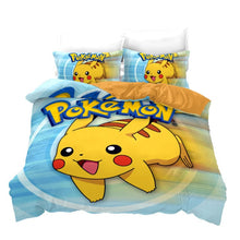 Laden Sie das Bild in den Galerie-Viewer, Assorted Pokemon 3D Quilt Cover/Bedding Sets