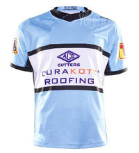 Laden Sie das Bild in den Galerie-Viewer, Mens Cronulla Sutherland Sharks Rugby Replica Jersey