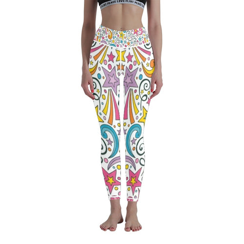 Ladies Party Printed High Waist Leggings