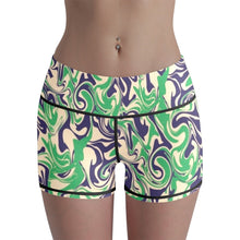 Load image into Gallery viewer, Womens Yoga 3D Printed High Waist Shorts