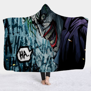 AMAZING Horror Featured Fleece Wearable Hooded Blankets