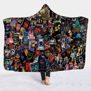 AMAZING Horror Featured Fleece Wearable Hooded Blankets