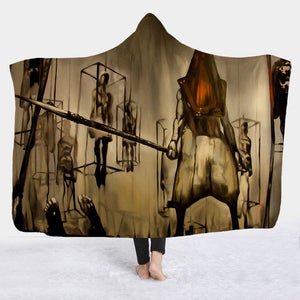 AMAZING Horror Featured Fleece Wearable Hooded Blankets