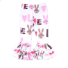 Cargar imagen en el visor de la galería, Toddler Girls Easter Boutique Ruffle Pants