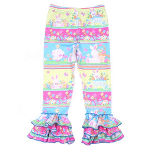 Toddler Girls Easter Boutique Ruffle Pants