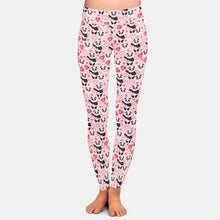 Load image into Gallery viewer, Ladies 3D Valentine&#39;s Day Pandas &amp; Hearts Printed Leggings