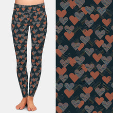 Carica l&#39;immagine nel visualizzatore di Gallery, Ladies 3D Sweet Valentine&#39;s Patterned Hearts Printed Leggings
