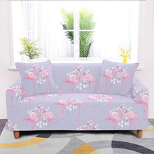 Carica l&#39;immagine nel visualizzatore di Gallery, Flamingo Printed Elastic Couch Covers For Sofa