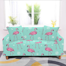 Cargar imagen en el visor de la galería, Flamingo Printed Elastic Couch Covers For Sofa