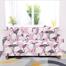 Laden Sie das Bild in den Galerie-Viewer, Flamingo Printed Elastic Couch Covers For Sofa