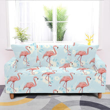 Load image into Gallery viewer, Flamingo Printed Elastic Couch Covers For Sofa