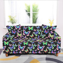 Carica l&#39;immagine nel visualizzatore di Gallery, Butterfly Printed Elastic Couch Covers For Sofa