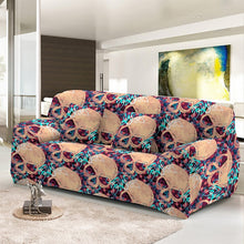 Load image into Gallery viewer, Psychedelic Skull Designs Elastic Sofa Covers For Couch