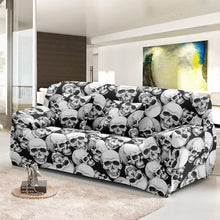 Cargar imagen en el visor de la galería, Psychedelic Skull Designs Elastic Sofa Covers For Couch