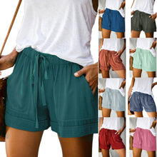 Load image into Gallery viewer, Womens Comfy Drawstring Casual Shorts With Pockets