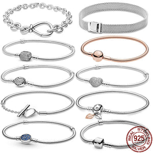 Classic Series 925 Sterling Silver Assorted Bracelets