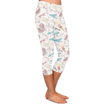 Load image into Gallery viewer, Ladies Summer Beach Babe Printed Capri Leggings