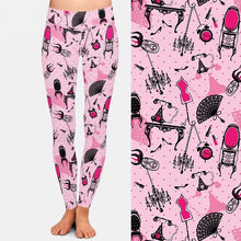 Load image into Gallery viewer, Ladies Girls &amp; Hearts &amp; Clothing Printed Leggings