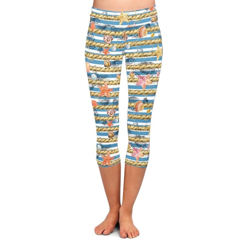 Ladies AHOY Underwater World Printed Capri Leggings