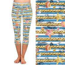 Charger l&#39;image dans la galerie, Ladies AHOY Underwater World Printed Capri Leggings