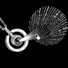 Carica l&#39;immagine nel visualizzatore di Gallery, 100 Languages Love Necklace - Assorted Style Pendants - I Love You Projection