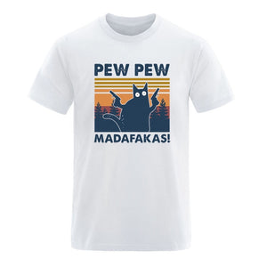 Pew Pew Madafakas Mens Cotton T-shirts