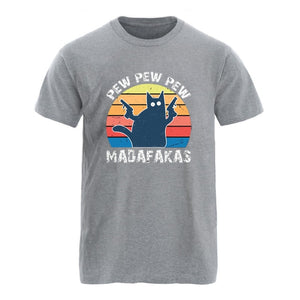 Pew Pew Madafakas Mens Cotton T-shirts