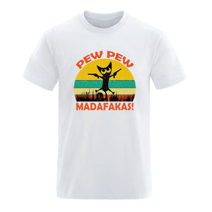 Pew Pew Madafakas Mens Cotton T-shirts