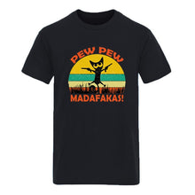 Laden Sie das Bild in den Galerie-Viewer, Pew Pew Madafakas Mens Cotton T-shirts