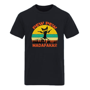 Pew Pew Madafakas Mens Cotton T-shirts