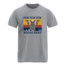 Laden Sie das Bild in den Galerie-Viewer, Pew Pew Madafakas Mens Cotton T-shirts