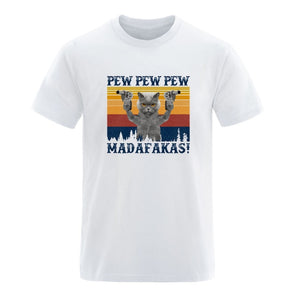 Pew Pew Madafakas Mens Cotton T-shirts