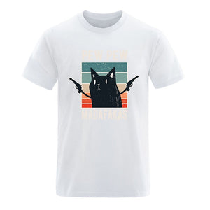 Pew Pew Madafakas Mens Cotton T-shirts