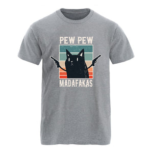 Pew Pew Madafakas Mens Cotton T-shirts