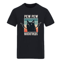 Laden Sie das Bild in den Galerie-Viewer, Pew Pew Madafakas Mens Cotton T-shirts