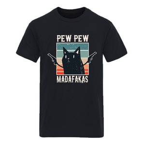 Pew Pew Madafakas Mens Cotton T-shirts