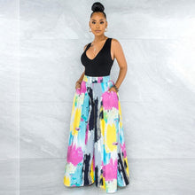 Carica l&#39;immagine nel visualizzatore di Gallery, Womens Gorgeous Full Length Wide Leg Loose Trousers With Pockets
