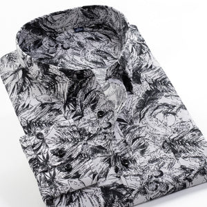 Mens Oversized Solid Coloured, Patterned & Floral Printed Long Sleeve Shirts