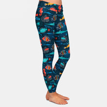 Carica l&#39;immagine nel visualizzatore di Gallery, Ladies 3D Cartoon Fish Printed Leggings